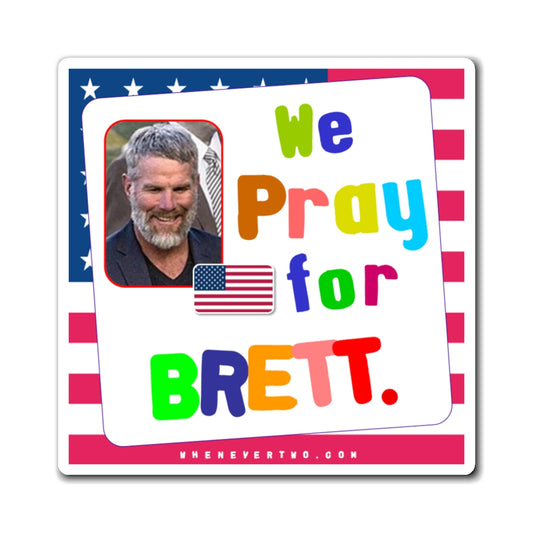 Brett Favre - We The People - Noah's Rainbow Magnet - 3'' - [14]