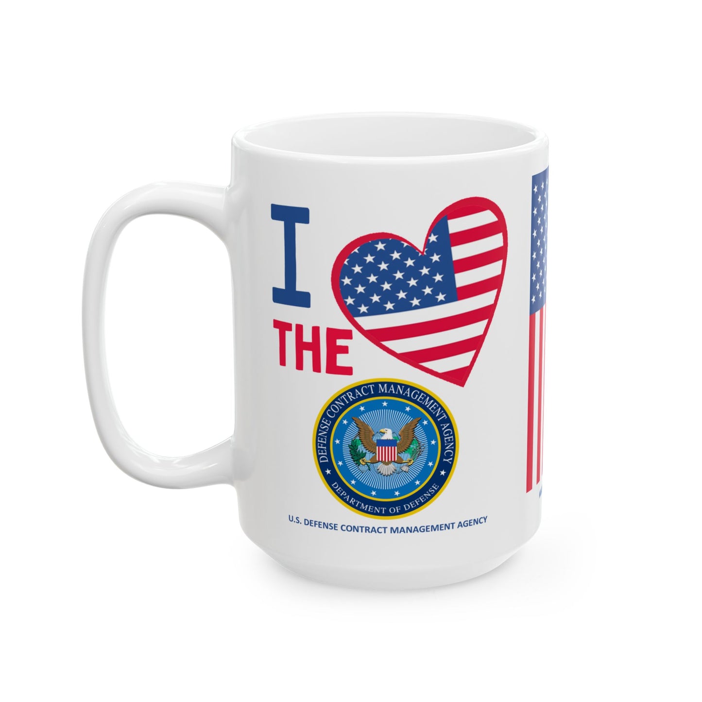 U.S. Defense Contract Management Agency - Major Agencies - I Love - Mug - 15 oz