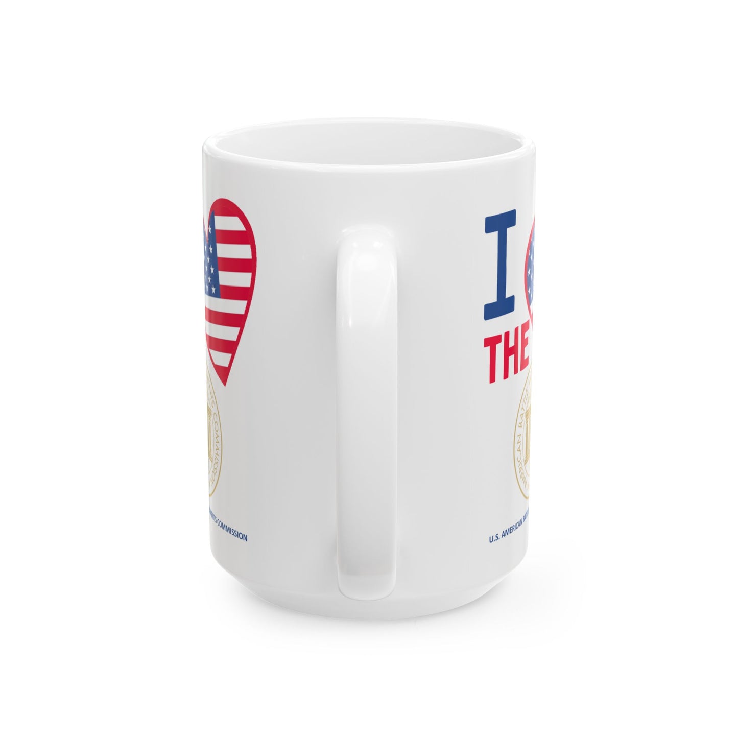 U.S. American Battle Monuments Commission - Major Agencies - I Love -  Mug - 15 oz