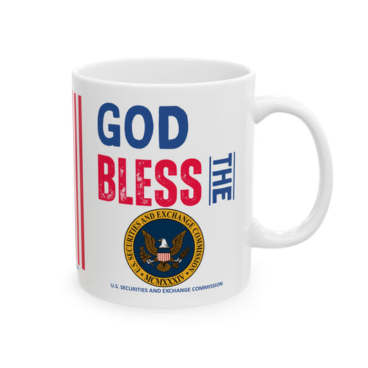 U.S. Securities and Exchange Commission - Major Agencies - God Bless - Mug - 11 oz