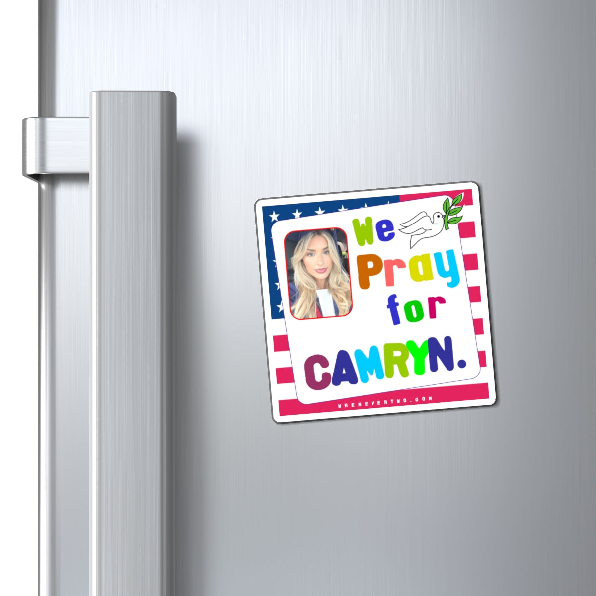 Camryn Kinsey - We The People - Noah's Rainbow Magnet - 3'' - [310]