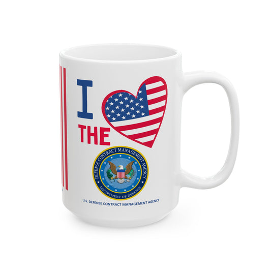 U.S. Defense Contract Management Agency - Major Agencies - I Love - Mug - 15 oz