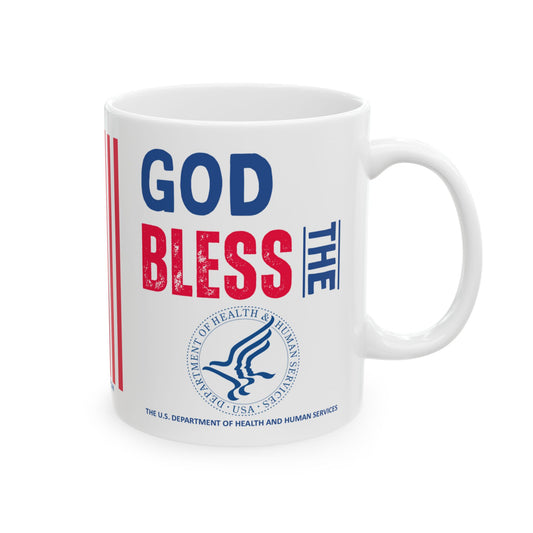 Health and Human Services - Cabinet - God Bless -  Mug - 11 oz