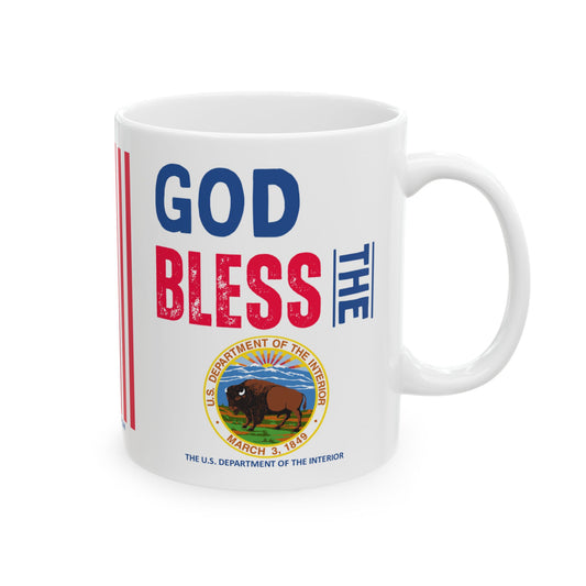 Interior - Cabinet - God Bless -  Mug - 11 oz