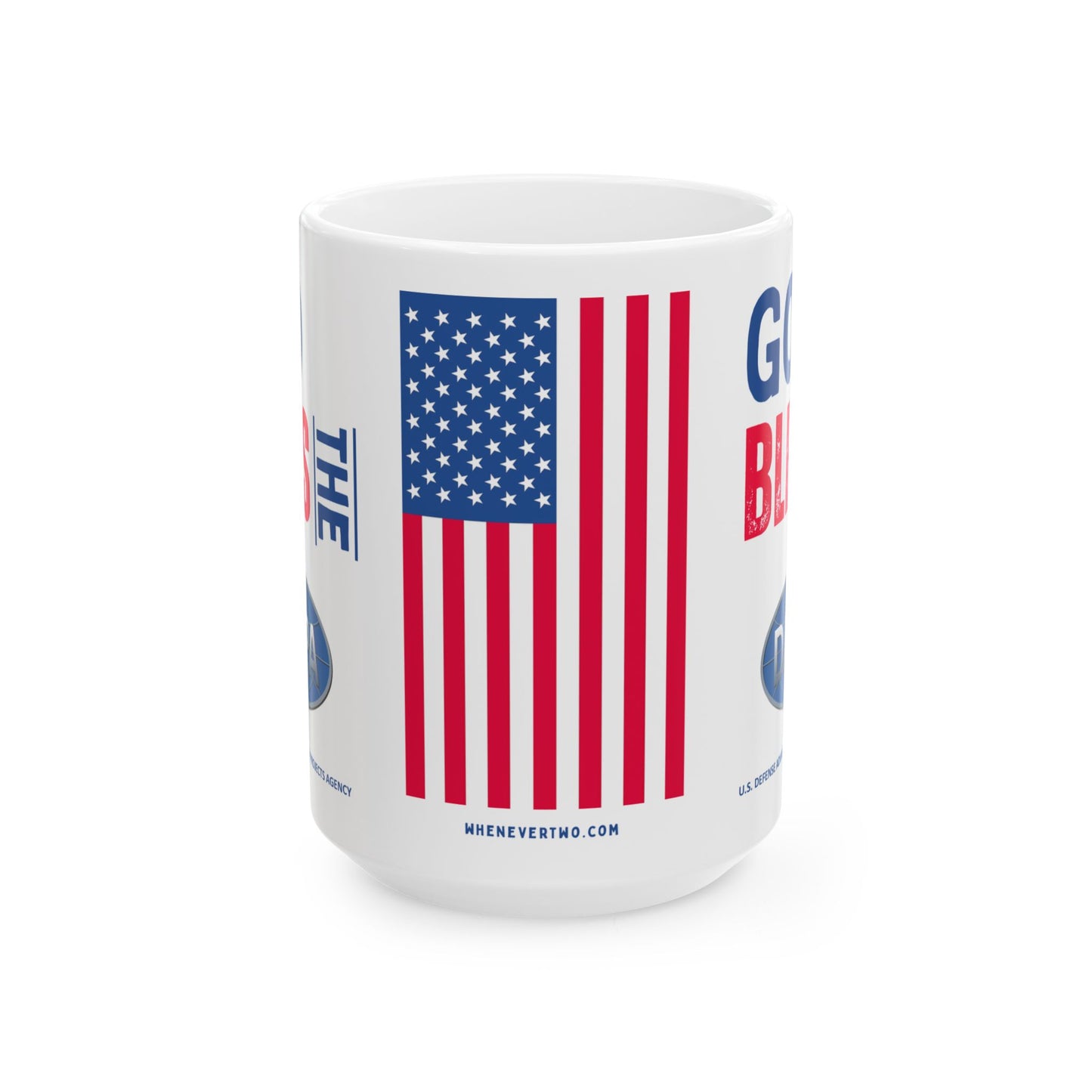U.S. Defense Advanced Research Projects Agency - Major Agencies - God Bless - Mug - 15 oz
