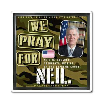 Neil M. Gorsuch - Judiciary Supreme Court Associate Justice - The Man Cave Magnet - 3'' - [139]