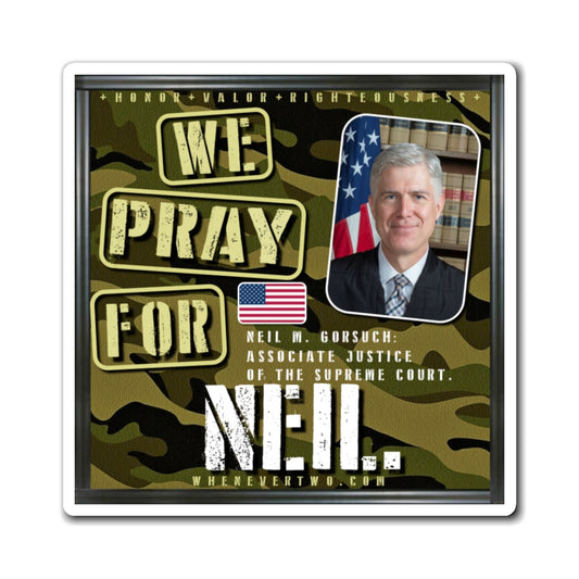 Neil M. Gorsuch - Judiciary Supreme Court Associate Justice - The Man Cave Magnet - 3'' - [139]