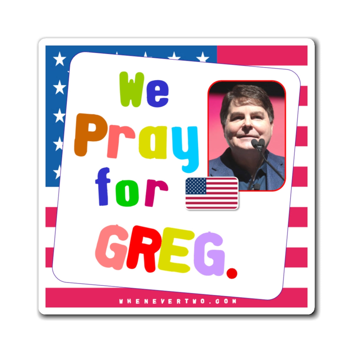 Greg Jarrett - We The People - Noah's Rainbow Magnet - 3'' - [39]