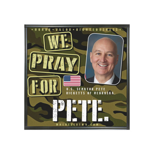 Pete Ricketts - Legislative Senator Nebraska - The Man Cave Magnet - 3'' - [252]