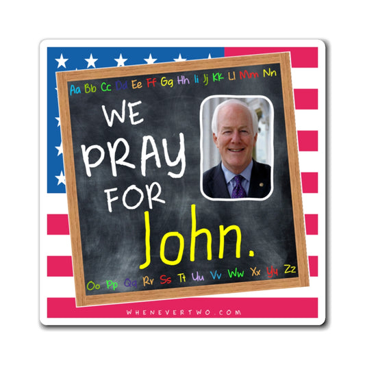 John Cornyn - Legislative Senator Texas - The Blackboard Magnet - 3'' - [221]