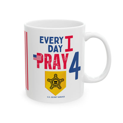 U.S. Secret Service - Major Agencies - I Pray - Mug - 11 oz