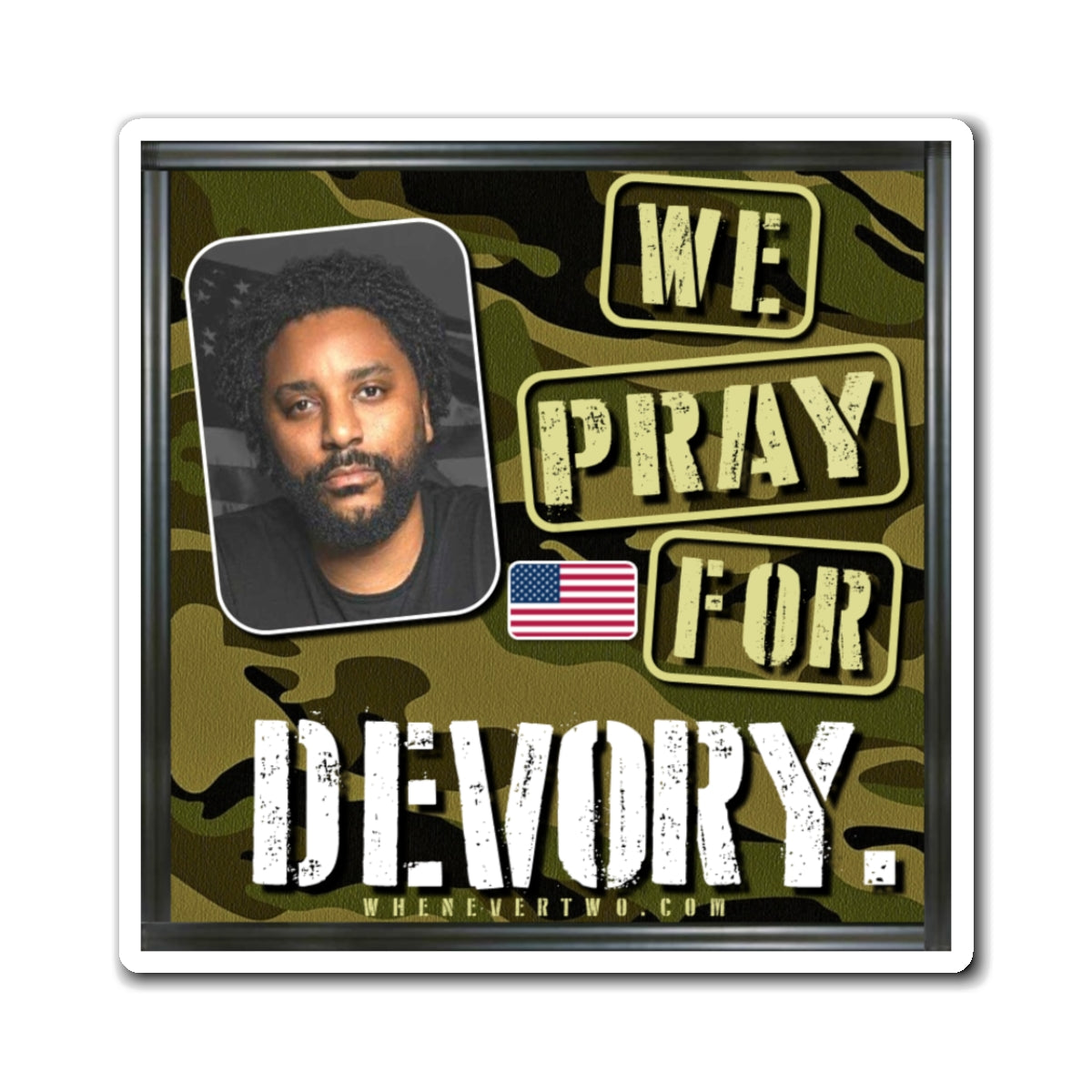 DeVory Darkins - We The People - The Man Cave Magnet - 3'' - [205]