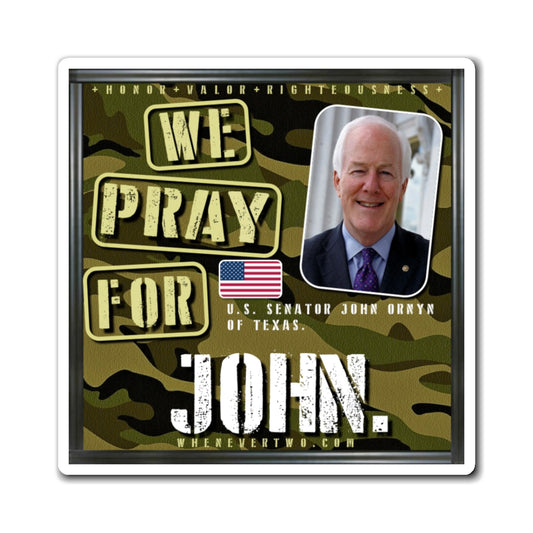 John Cornyn - Legislative Senator Texas - The Man Cave Magnet - 3'' - [221]