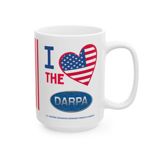 U.S. Defense Advanced Research Projects Agency - Major Agencies - I Love - Mug - 15 oz