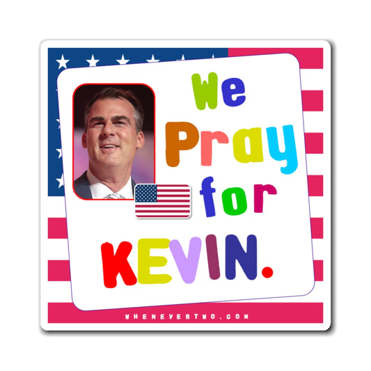 Kevin Stitt - State Executive Governor Oklahoma - Noah's Rainbow Magnet - 3'' - [291]