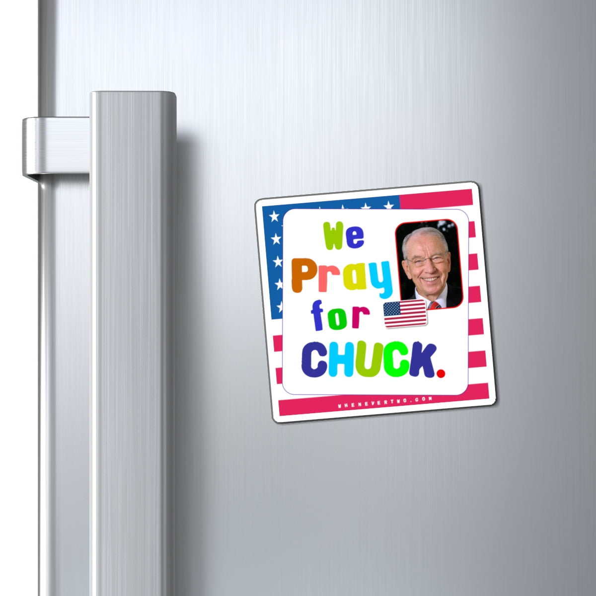 Chuck Grassley - Legislative Senator Iowa - Noah's Rainbow Magnet - 3'' - [231]