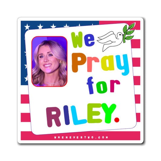 Riley Gaines - We The People - Noah's Rainbow Magnet - 3'' - [186]