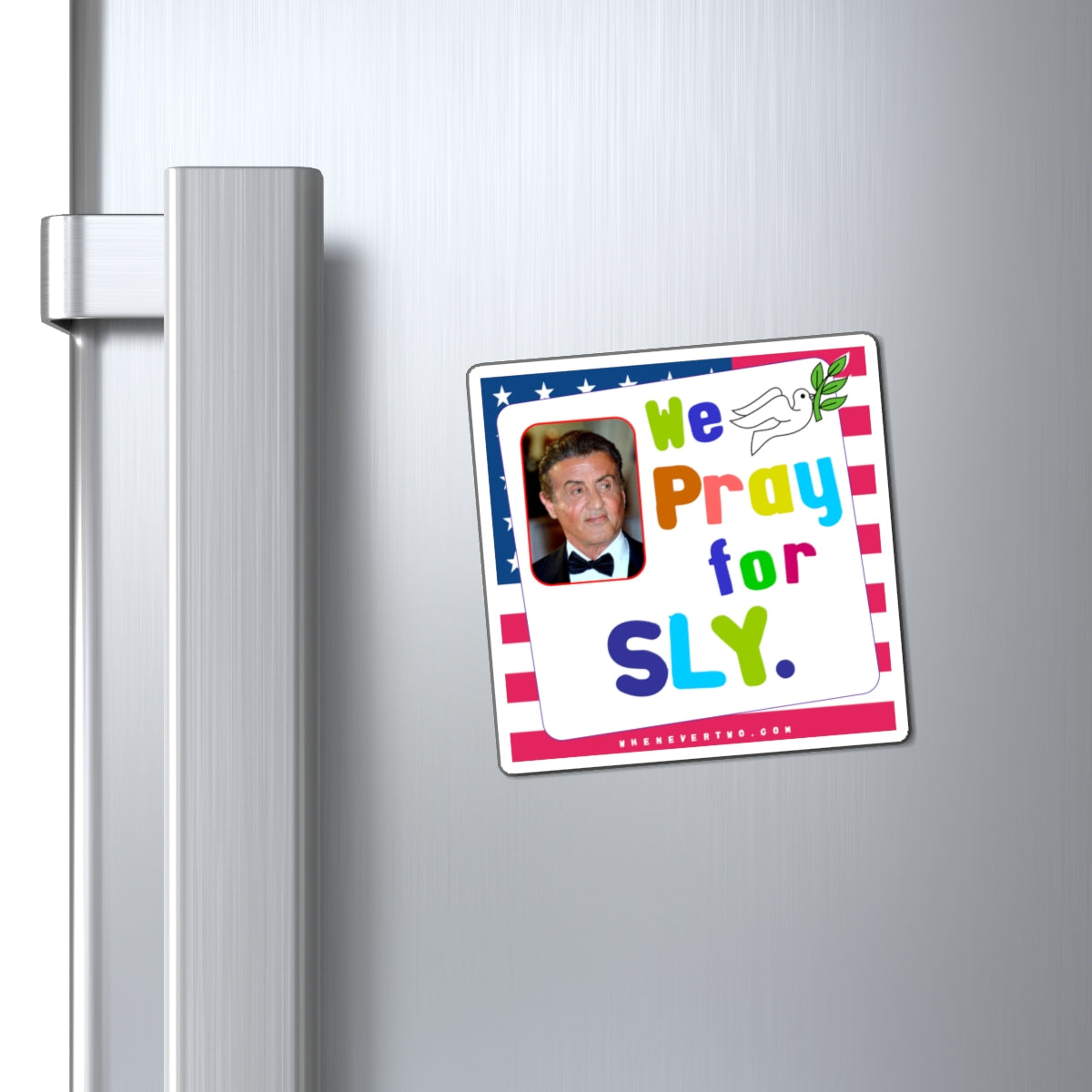 Sylvester Stallone - We The People - Noah's Rainbow Magnet - 3'' - [322]