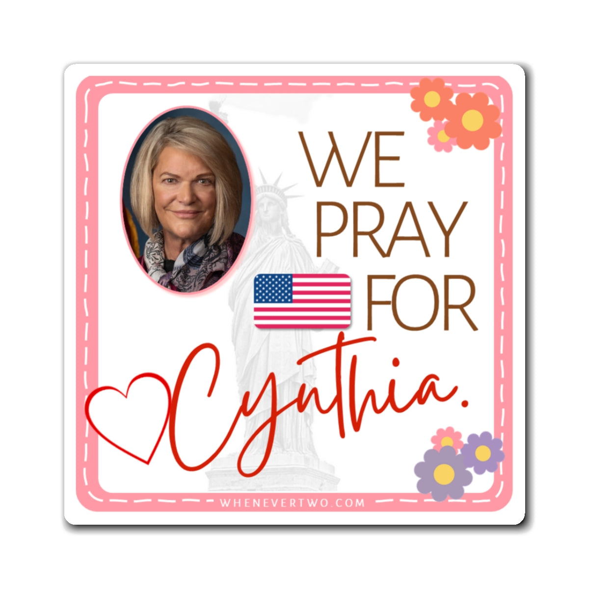 Cynthia Lummis - Legislative Senator Wyoming - The Girl Cave Magnet - 3'' - [242]