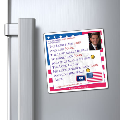 John Barrasso - Legislative Senator Wyoming - The Aaronic Blessing Magnet - 4'' - [213]