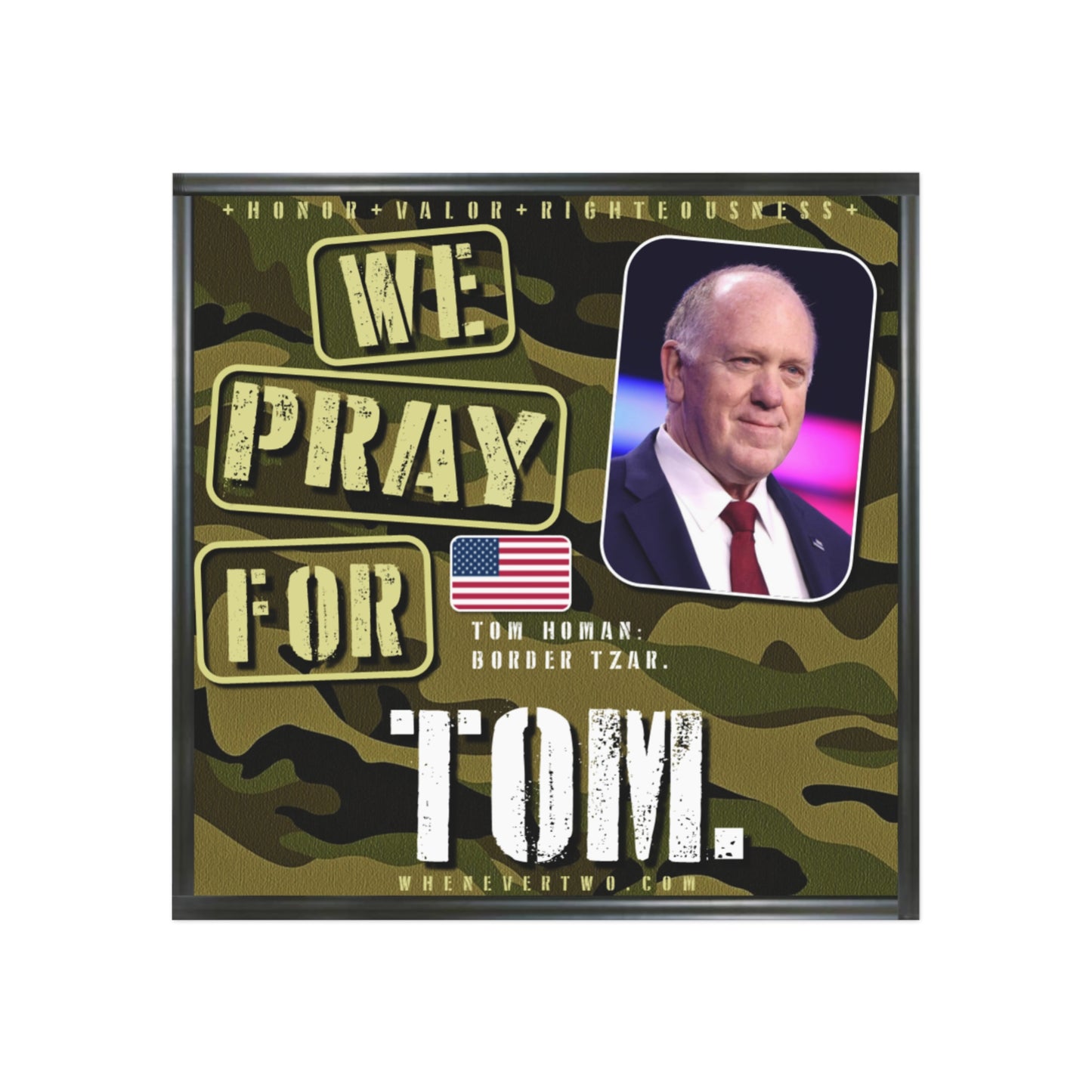 Tom Homan - Executive Cabinet Border Tzar - The Man Cave Magnet - 3'' - [113]