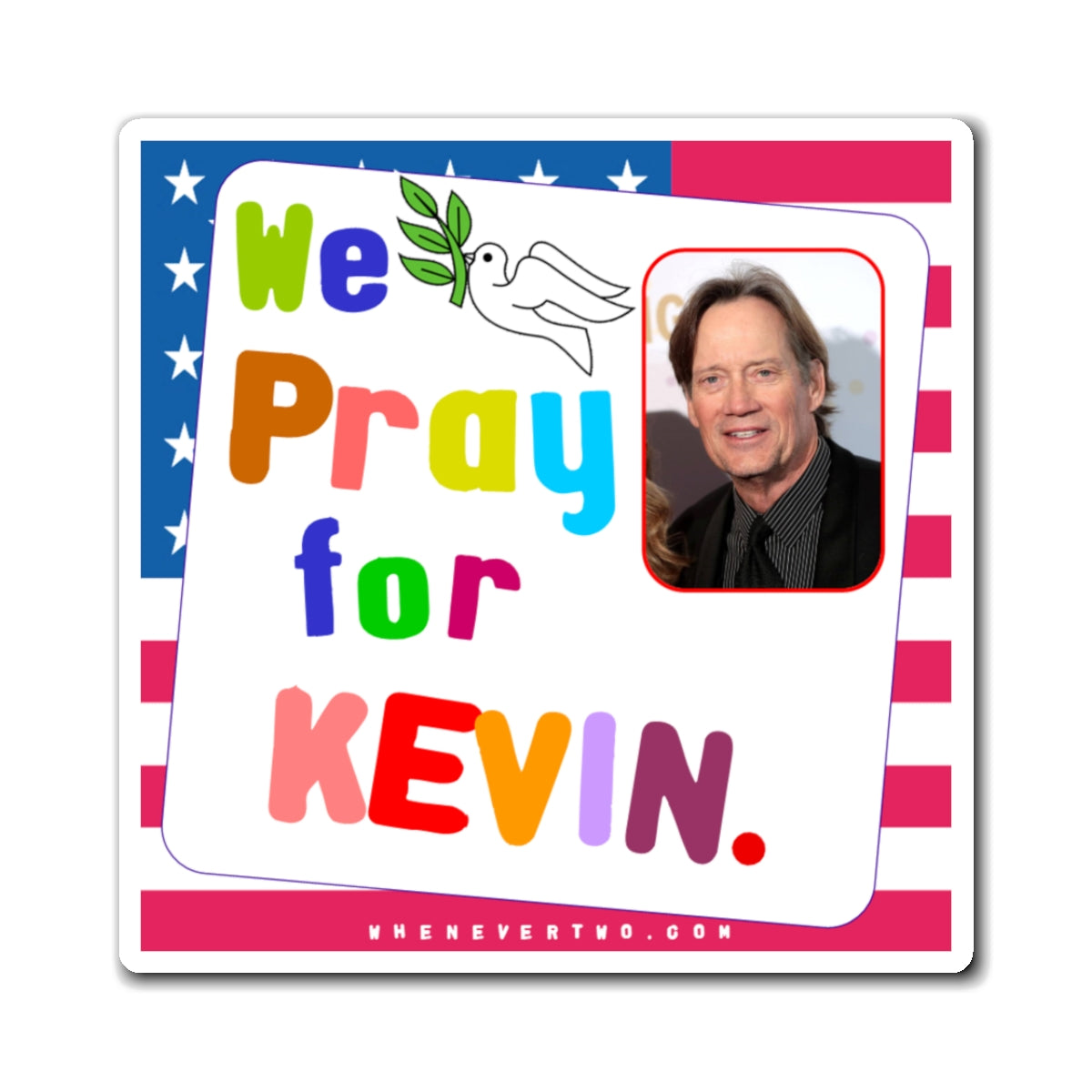 Kevin Sorbo - We The People - Noah's Rainbow Magnet - 3'' - [61]
