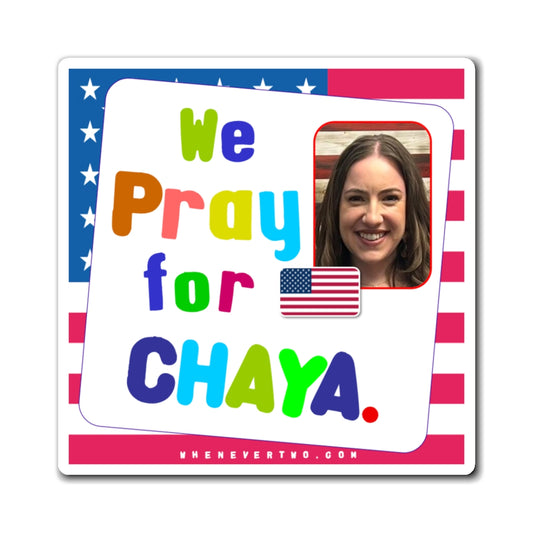 Chaya Raichik - We The People - Noah's Rainbow Magnet - 3'' - [264]
