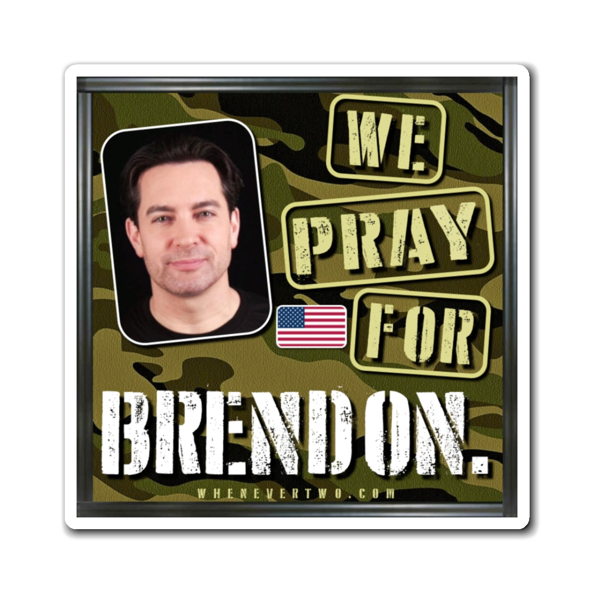 Brandon Straka - We The People - The Man Cave Magnet - 3'' - [326]