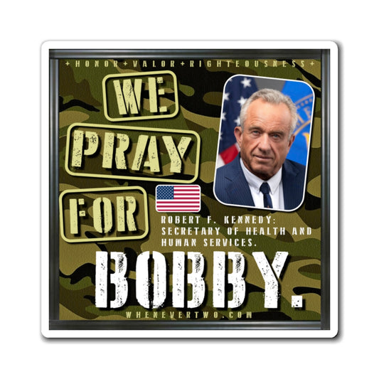 Robert F. Kennedy - Executive Cabinet Secretary of Health and Human Services - The Man Cave Magnet - 3'' - [114]