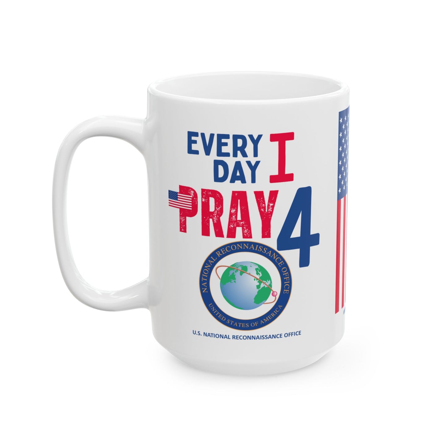 U.S. National Reconnaissance Office - Major Agencies - I Pray - Mug - 15 oz