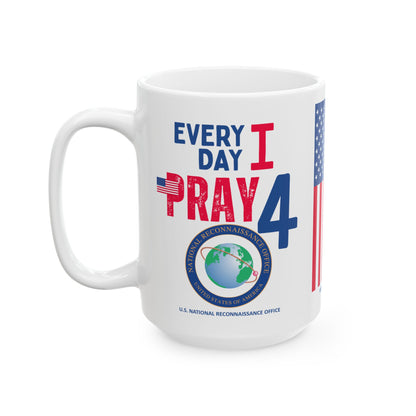 U.S. National Reconnaissance Office - Major Agencies - I Pray - Mug - 15 oz