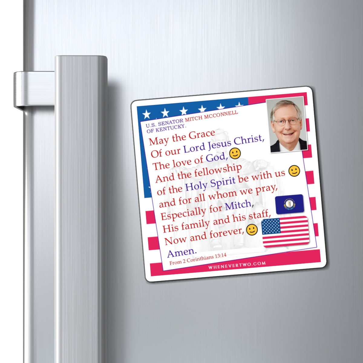 Mitch McConnell - Legislative Senator Kentucky - The Benediction Blessing Magnet - 4'' - [244]