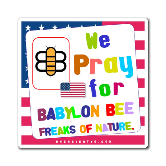 Babylon Bee - We The People - Noah's Rainbow Magnet - 3'' - [208]