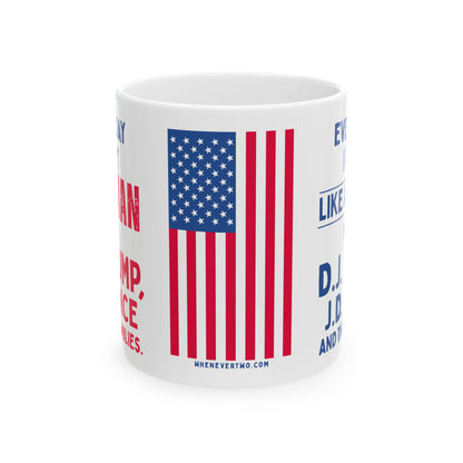 Donald John Trump. - JD Vance - I Pray - Mug - 11oz - [209]