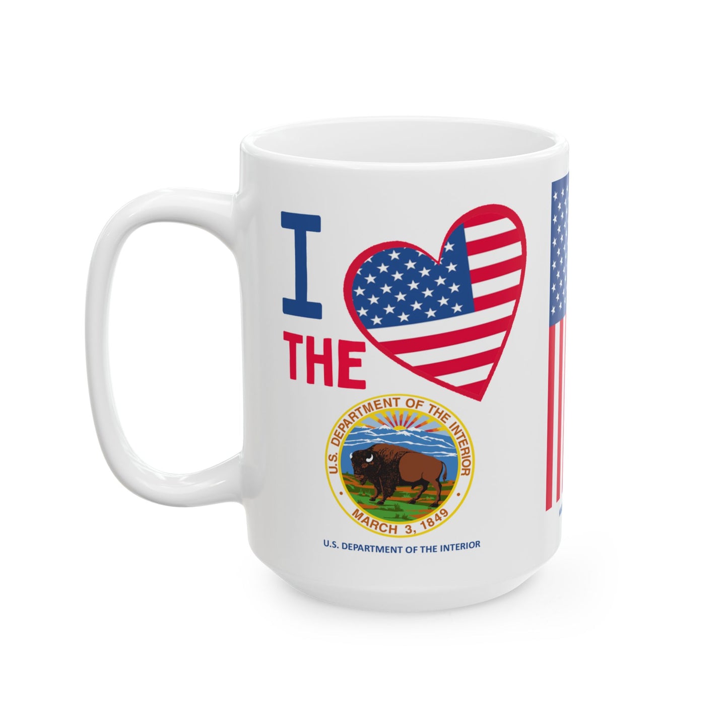 Interior - Cabinet - I Love -  Mug - 15 oz