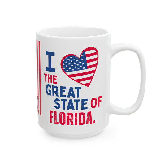 Florida - I Love -  Mug - 15 oz