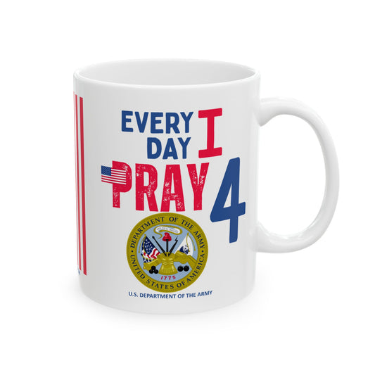 U.S. Department of the Army - Major Agencies - I Pray - Mug - 11 oz