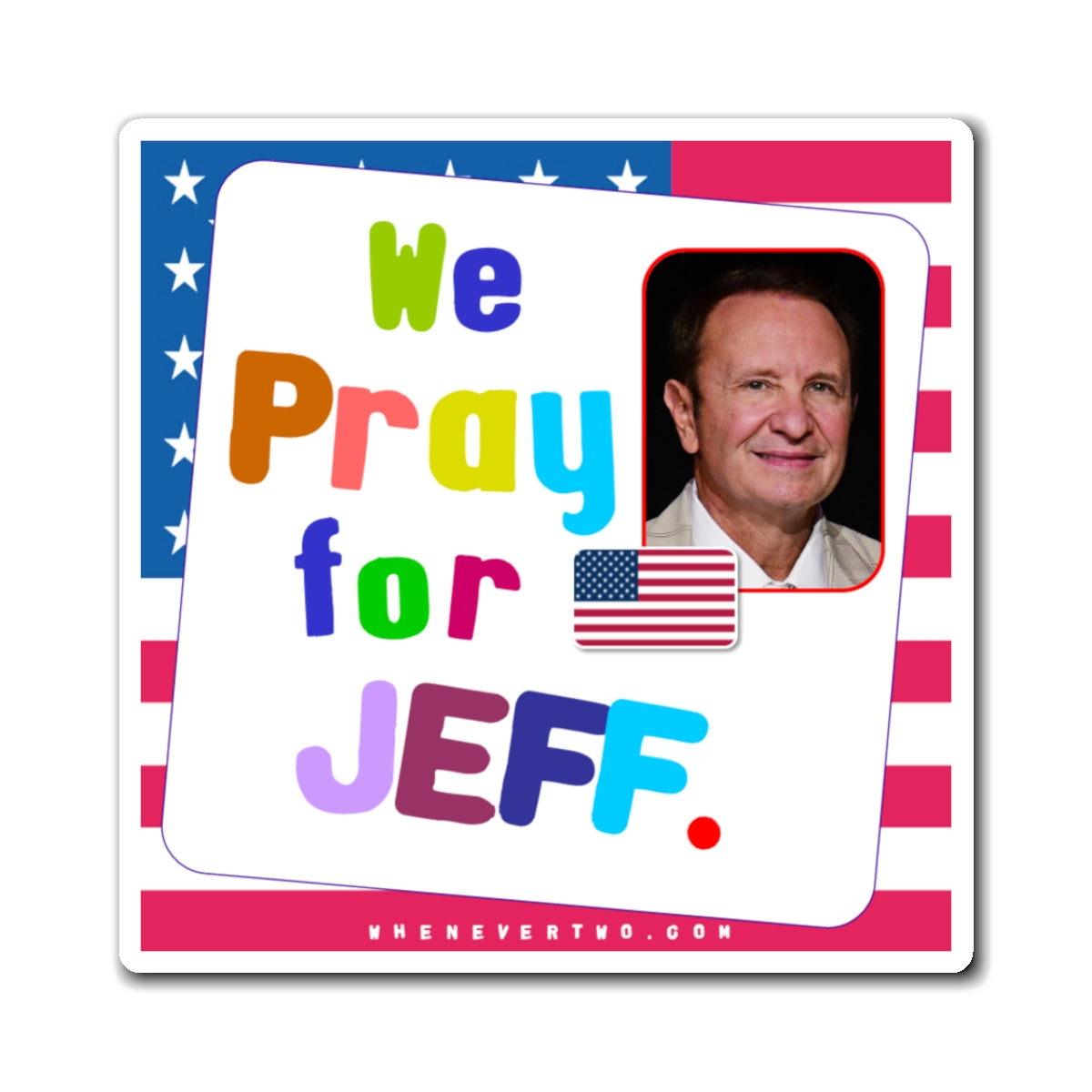 Jeff Landry - State Executive Governor Louisiana - Noah's Rainbow Magnet - 3'' - [282]