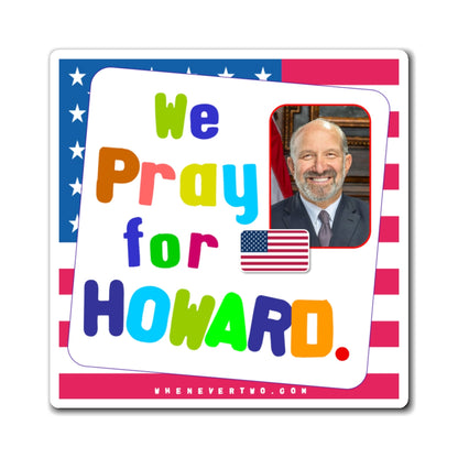 Howard Lutnick - Executive Cabinet Secretary of Commerce - Noah's Rainbow Magnet - 3'' - [121]