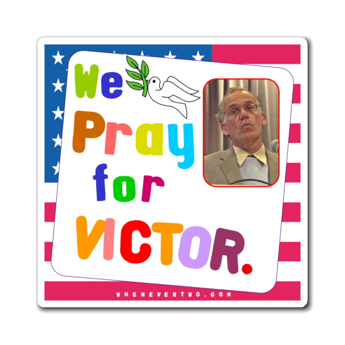 Victor Davis Hansen - We The People - Noah's Rainbow Magnet - 3'' - [104]