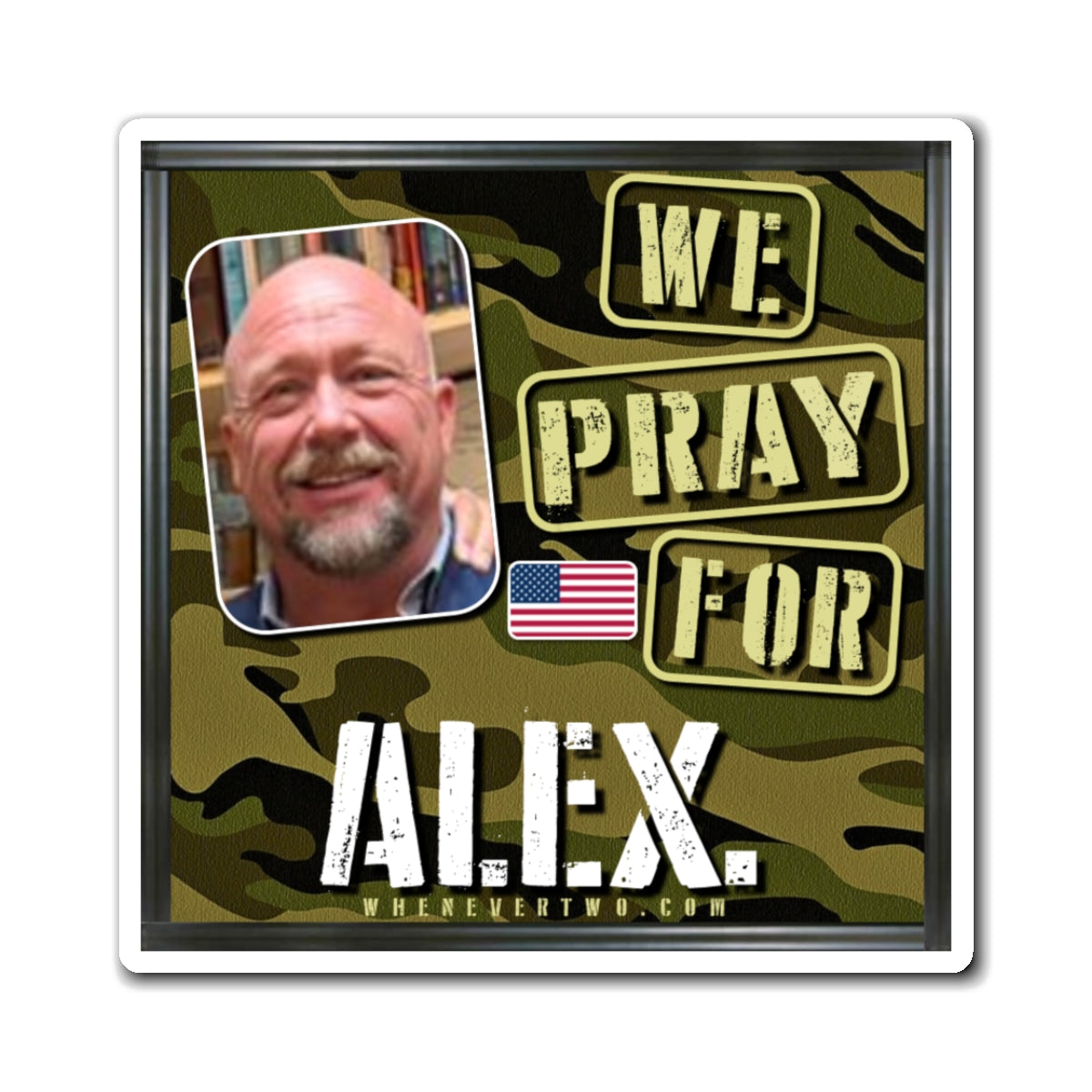 Alex Jones - We The People - The Man Cave Magnet - 3'' - [325]