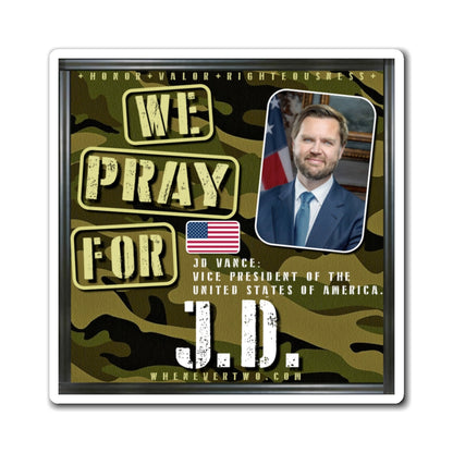 JD Vance - Executive Cabinet Vice President - The Man Cave Magnet - 3'' - [115]