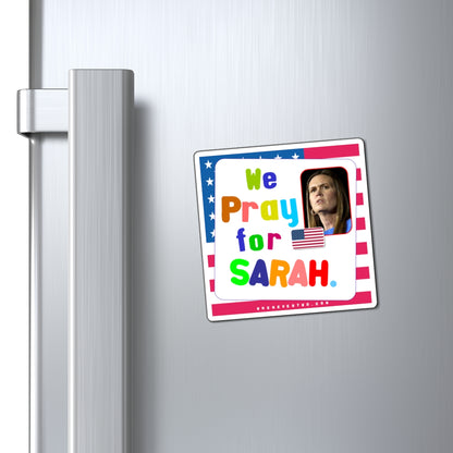 Sarah Huckabee Sanders - State Executive Governor Arkansas - Noah's Rainbow Magnet - 3'' - [276]