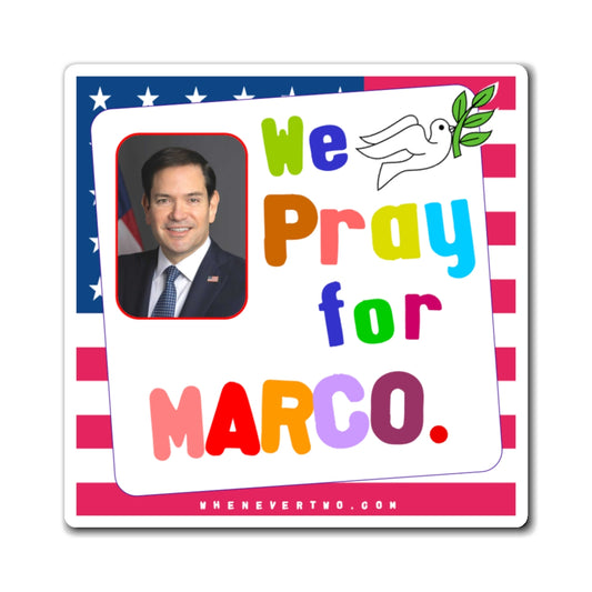 Marco Rubio - Executive Cabinet Secretary of State - Noah's Rainbow Magnet - 3'' - [116]