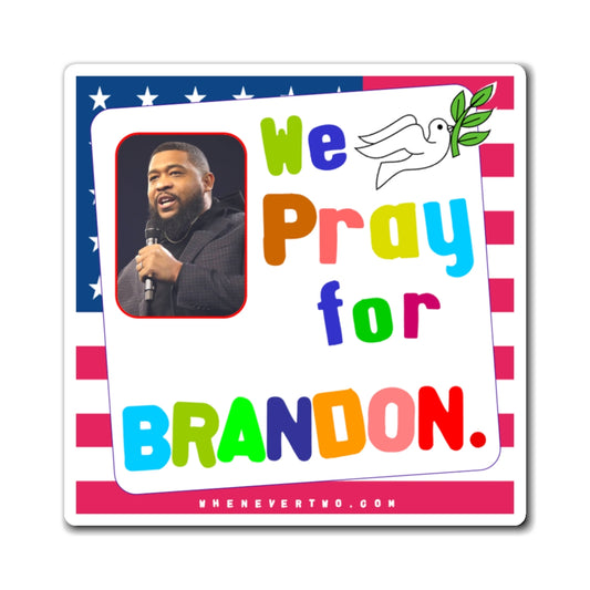 Brandon Tatum - We The People - Noah's Rainbow Magnet - 3'' - [12]