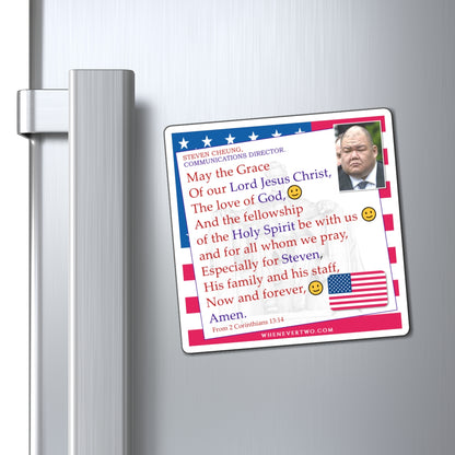 Steven Cheung - Executive White House Communications Director - The Benediction Blessing Magnet - 4'' - [272]