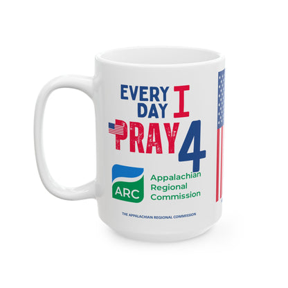 The Appalachian Regional Commission - Major Agencies - I Pray -  Mug - 15 oz