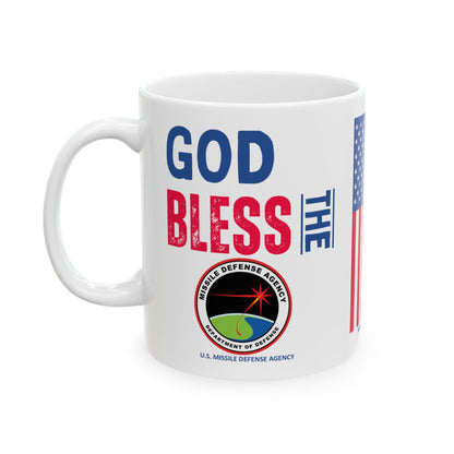 U.S. Missile Defense Agency - Major Agencies - God Bless - Mug - 11 oz