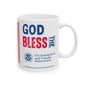 U.S. Immigration and Customs Enforcement Agency - Major Agencies - God Bless - Mug - 11 oz