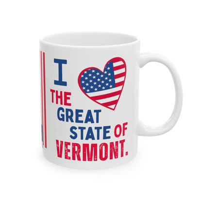 Vermont - I Love -  Mug - 11 oz